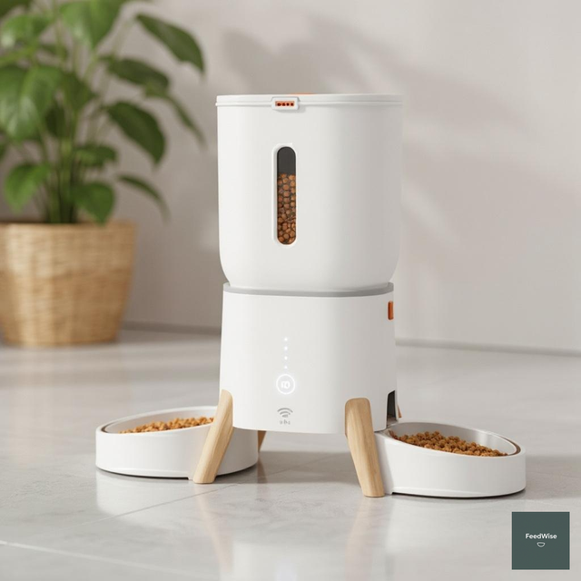 Distributeur automatique de croquettes pour animaux de compagnie