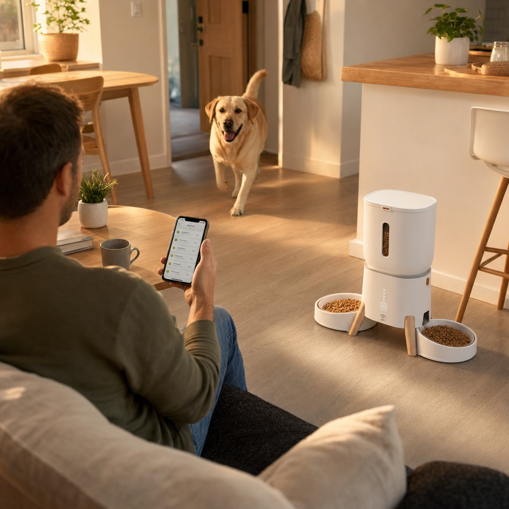 Distributeur Automatique De Nourriture Pour Animaux De Compagnie 